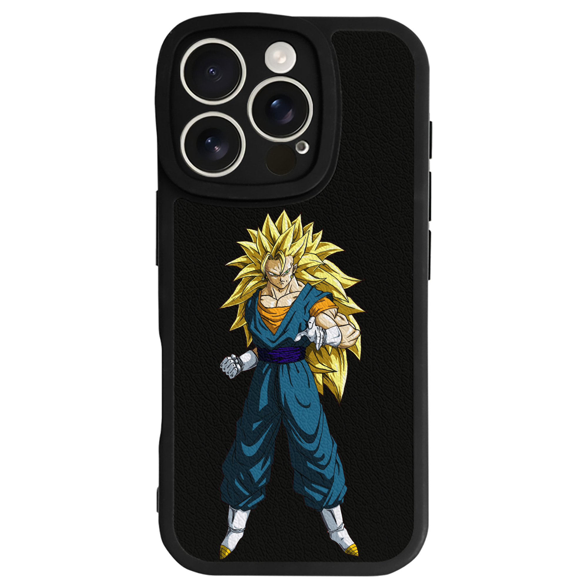 （画像用） ドラゴンボール ベジット DRAGON BALL Vegetto 【iPhone 16シリーズ対応】シリコンスマホケース（レザー調） 材質：シリコン